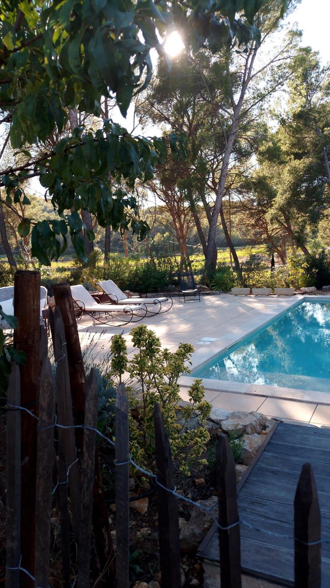 Les Pieds Tanqués - Bed&Breakfast-Spa Saint-Cyr-sur-Mer Esterno foto