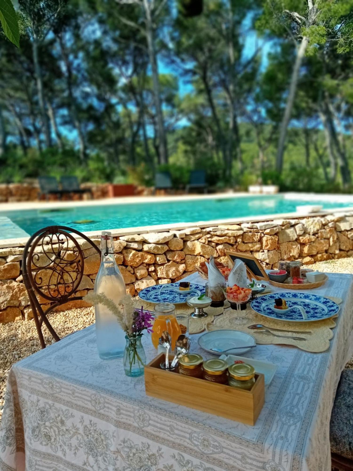 Les Pieds Tanqués - Bed&Breakfast-Spa Saint-Cyr-sur-Mer Esterno foto